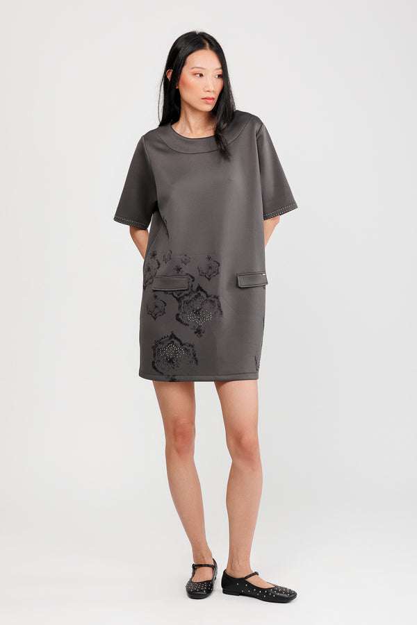 Kleid grau