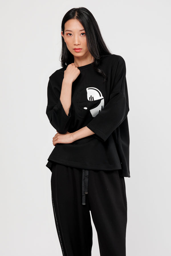 Sweatshirt schwarz Nature Koko