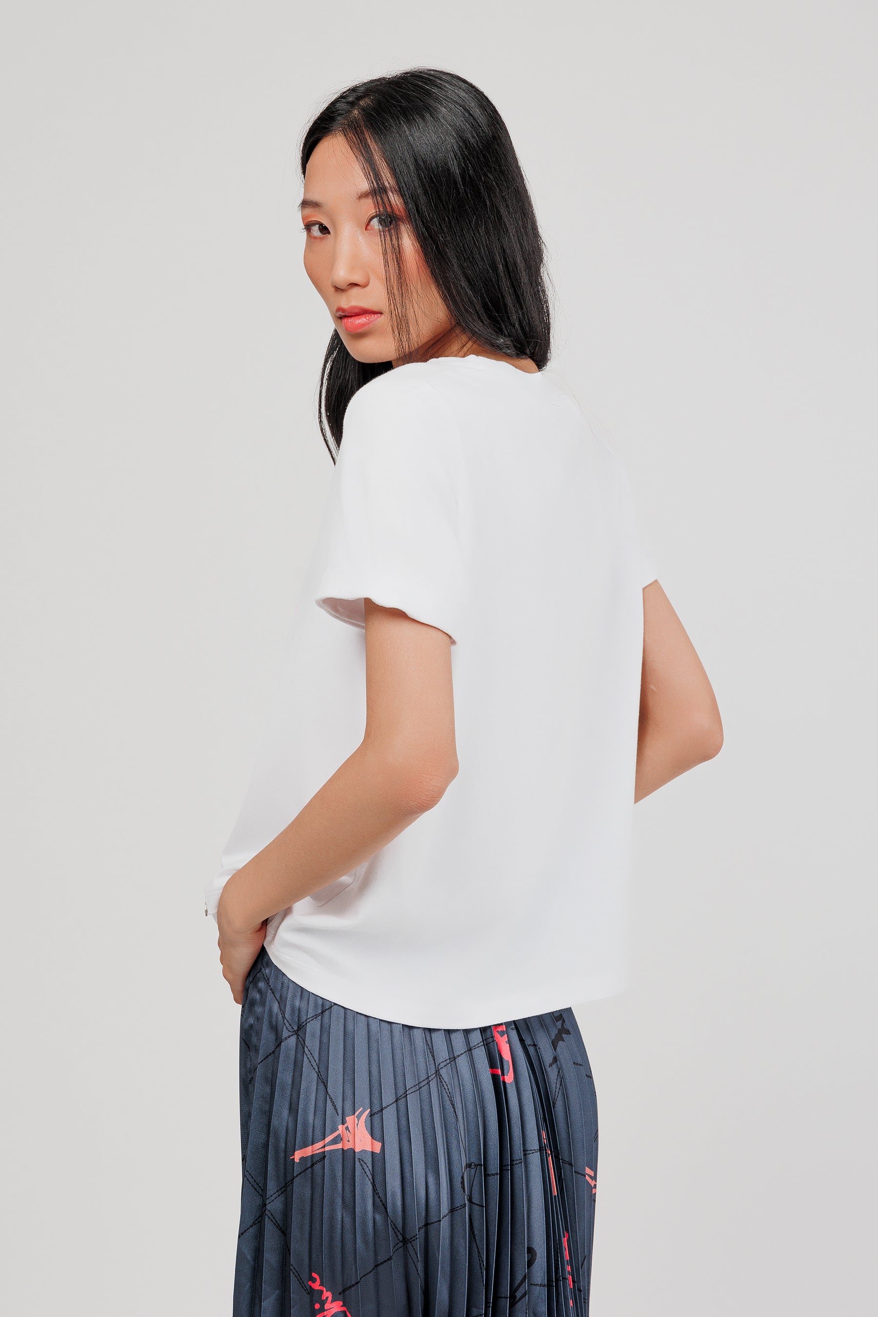Kurzarm-T-Shirt Herz
