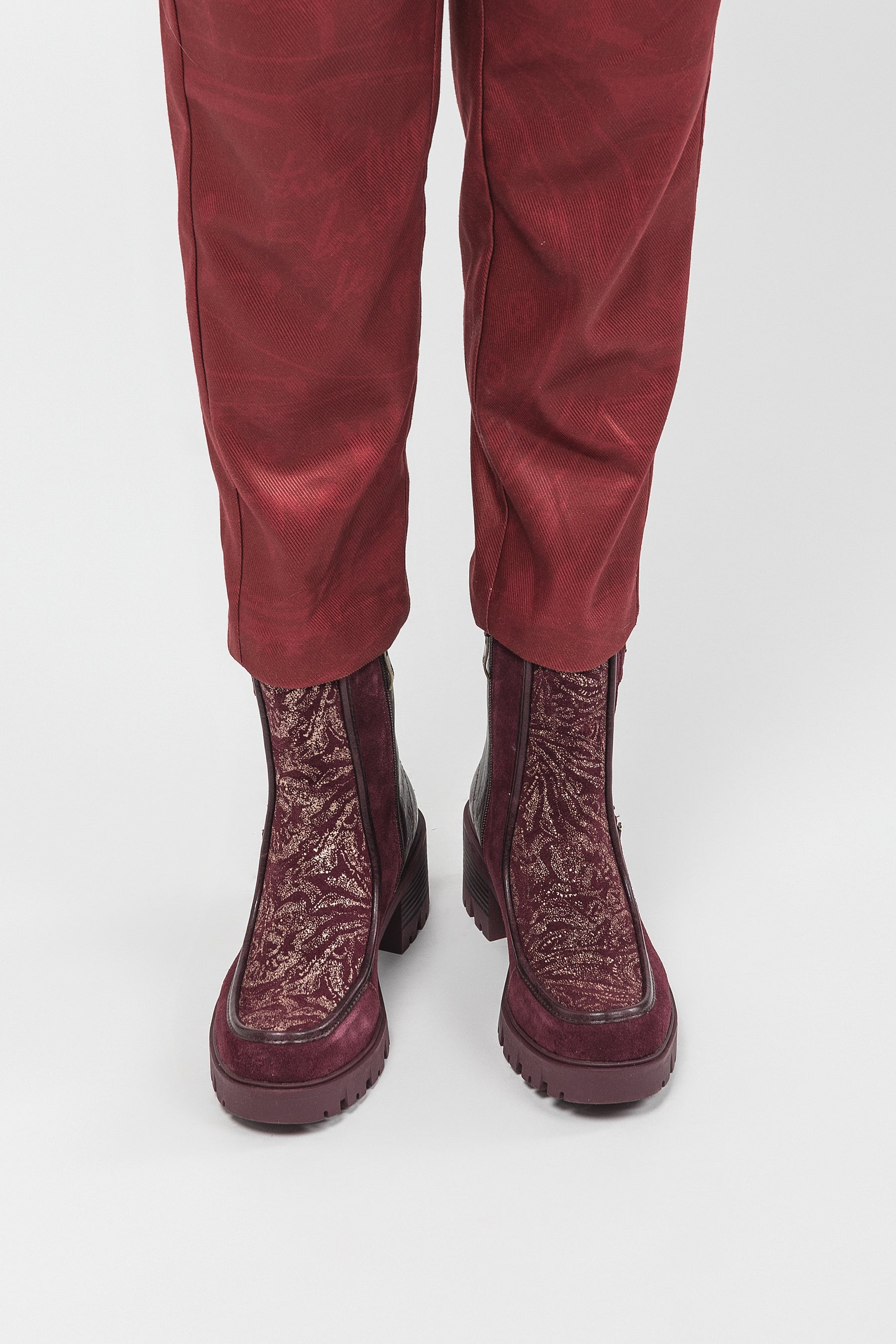Booties bordeaux Manifesto
