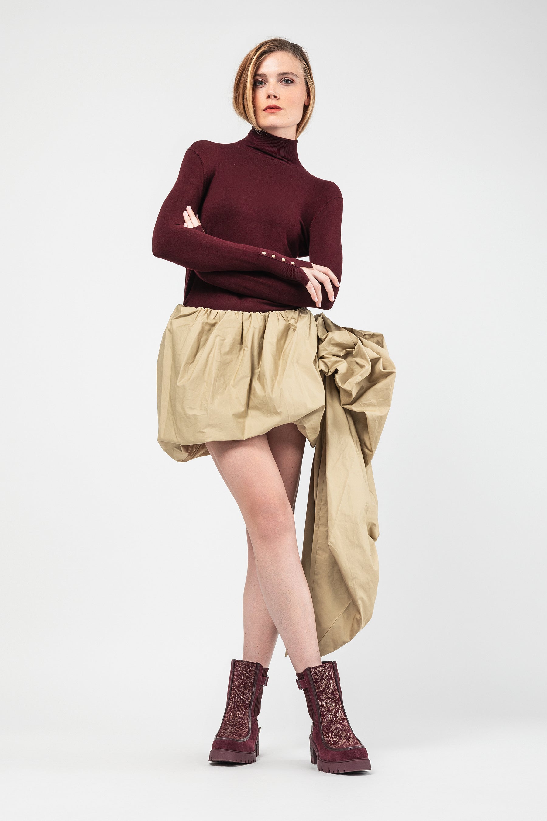 Booties bordeaux Manifesto