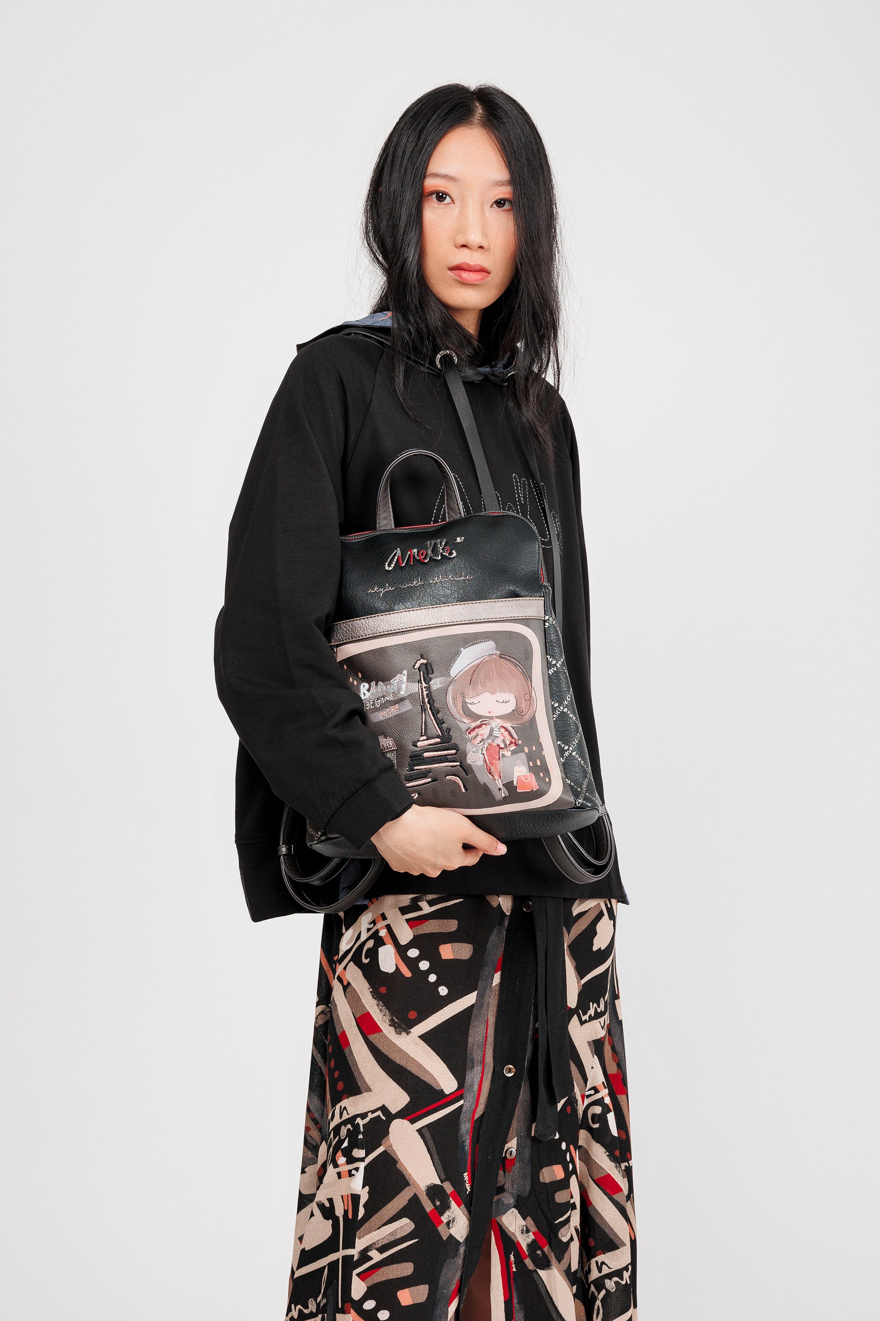 Rucksack mit Dreifachfach Mademoiselle