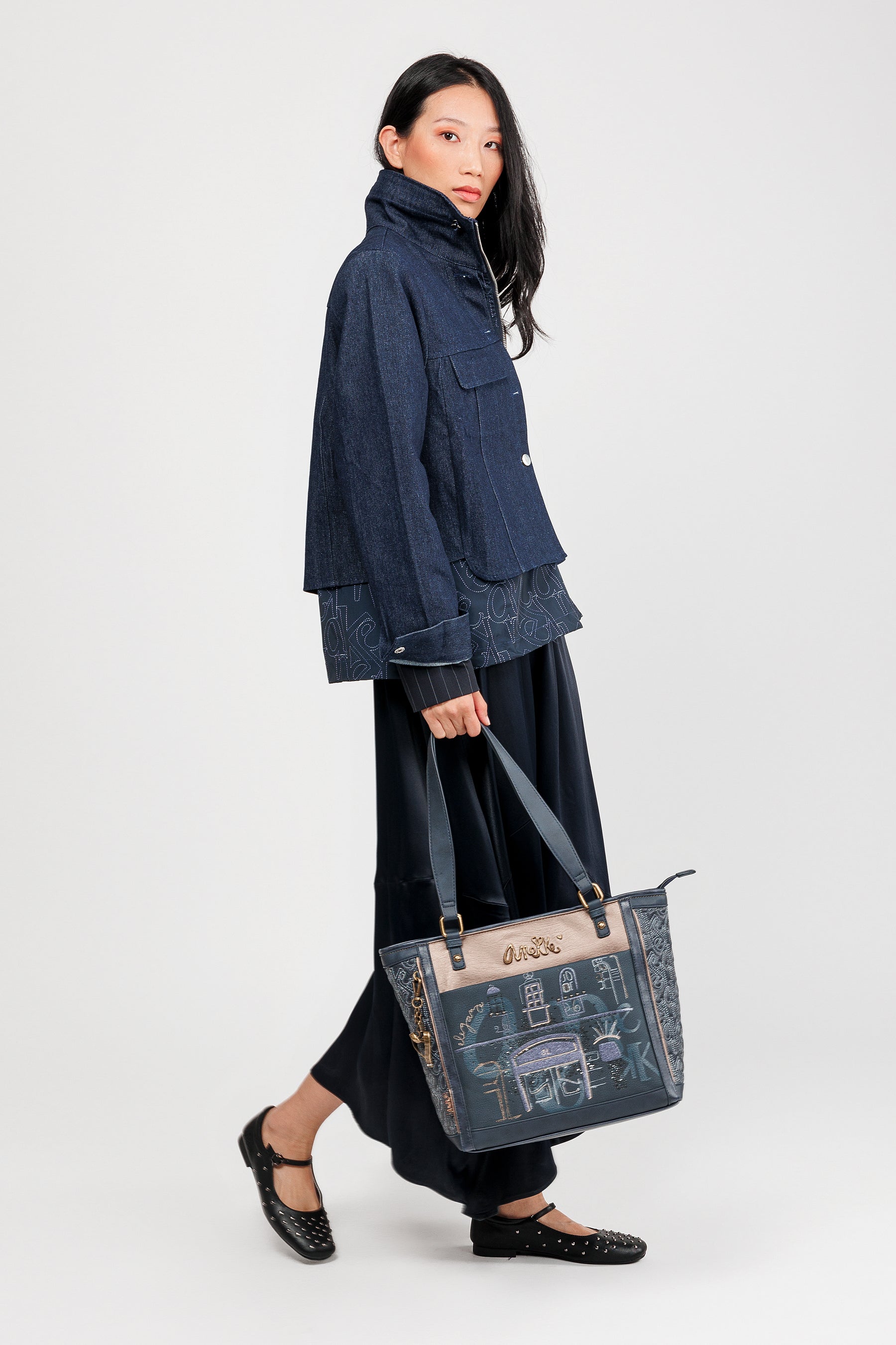 Schultertasche Boutique groß