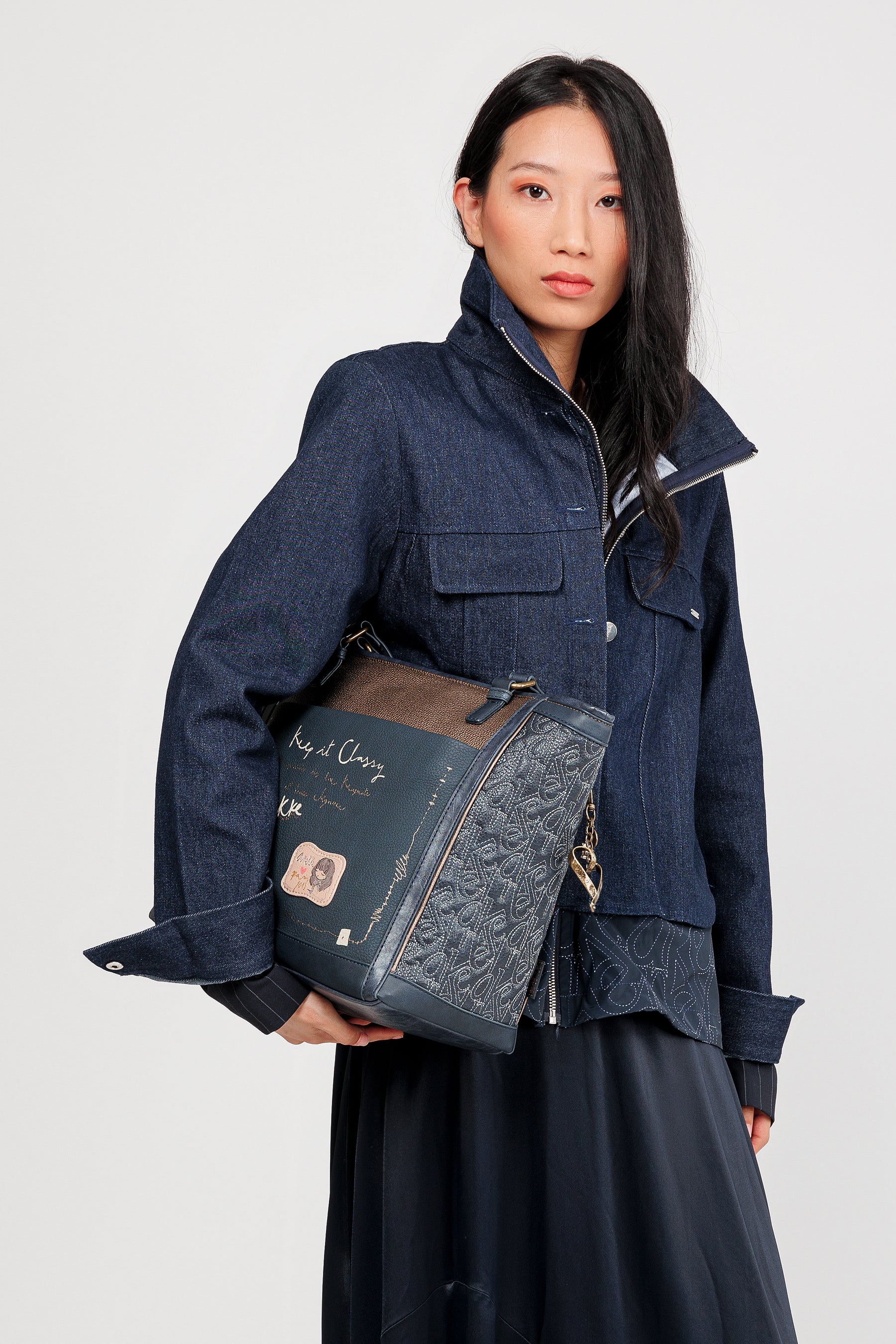 Schultertasche Boutique groß