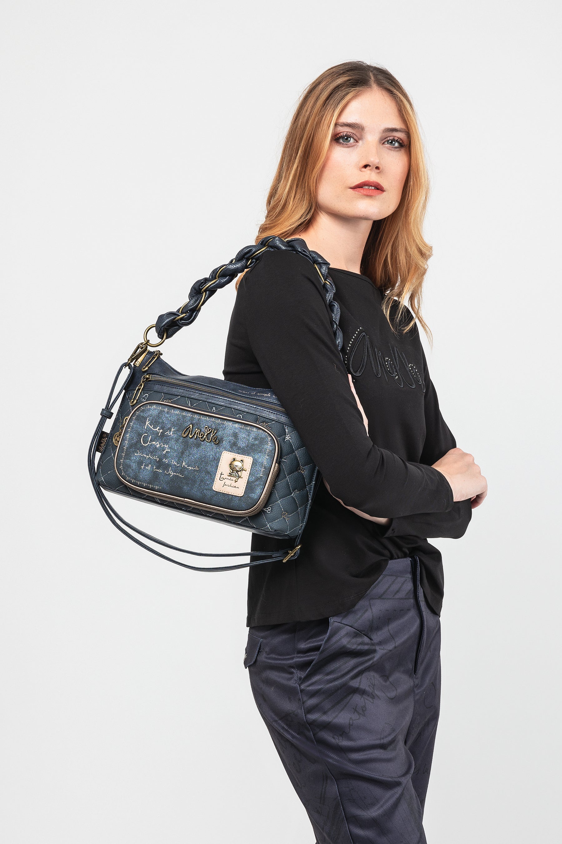 Umhängetasche mit kurzem Henkel Boutique