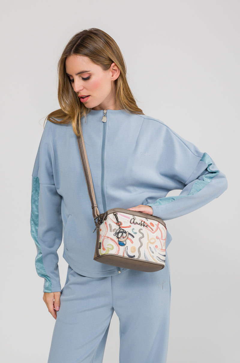 Umhängetasche Olympia mit 3 Fächern