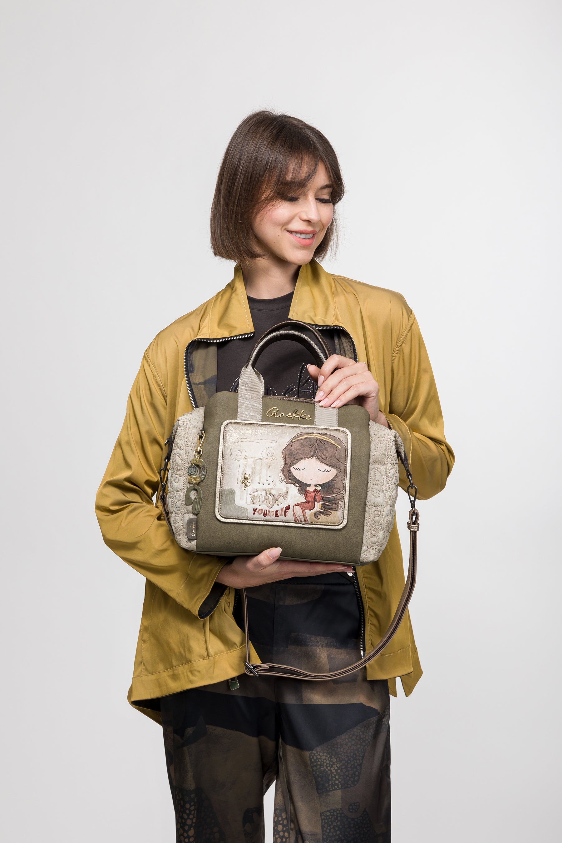 Tasche mit kurzem Griff Muse mittelgroß