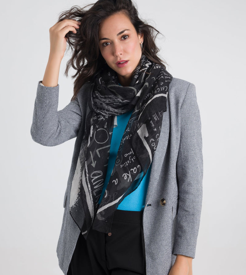 Halstuch mit „Black City“-Print