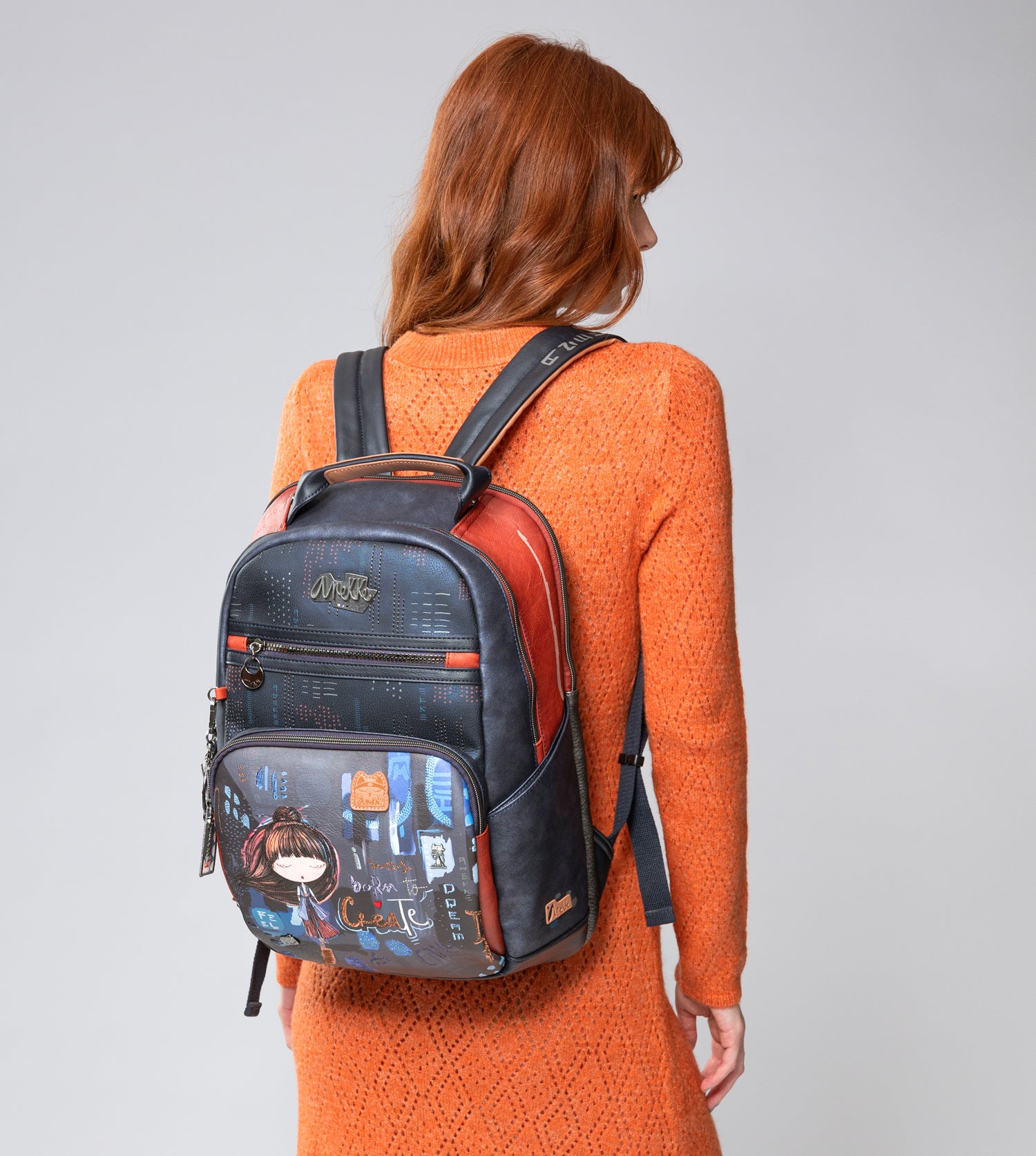 Contemporary großer Schulrucksack