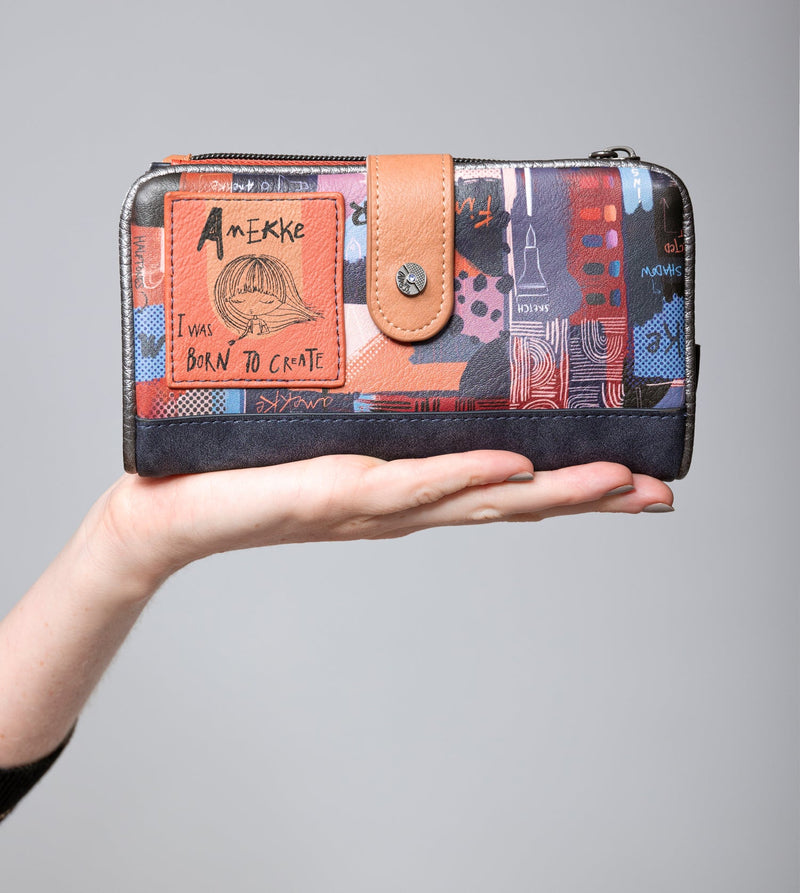 Contemporary mittelgroße, flexible RFID-Geldbörse