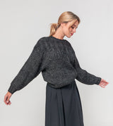 Schwarzer Pullover