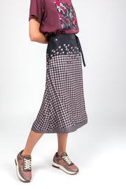 Wickelrock grau und rosa