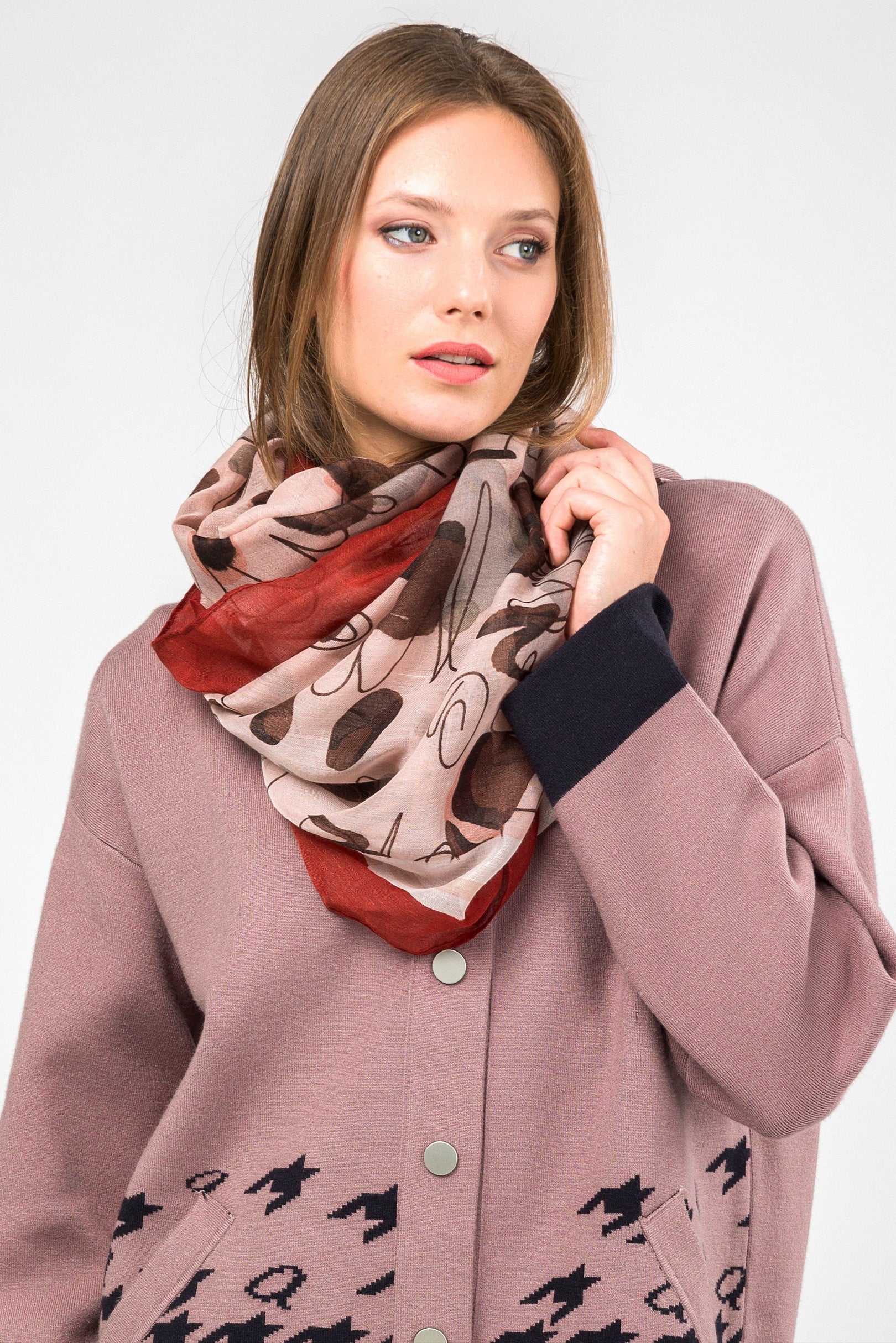 Tuch gemustert Mademoiselle