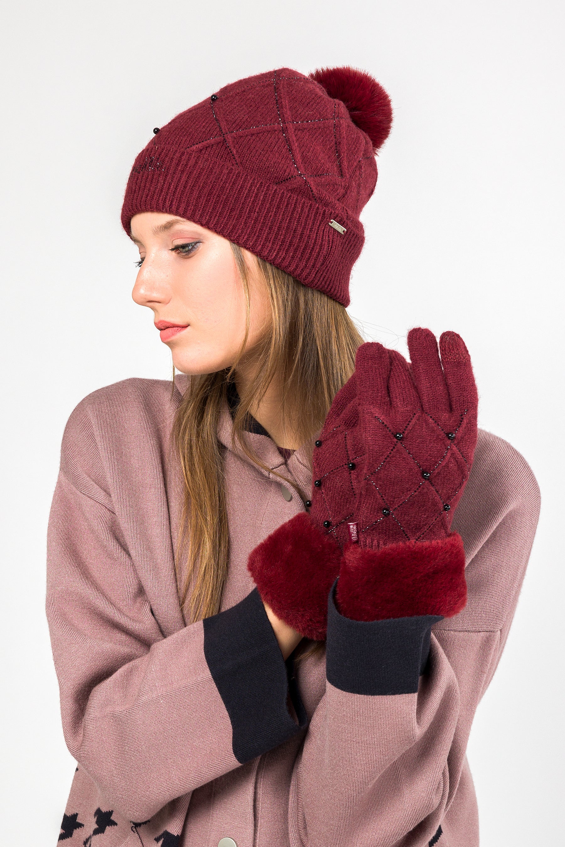 Strickhandschuhe Mademoiselle