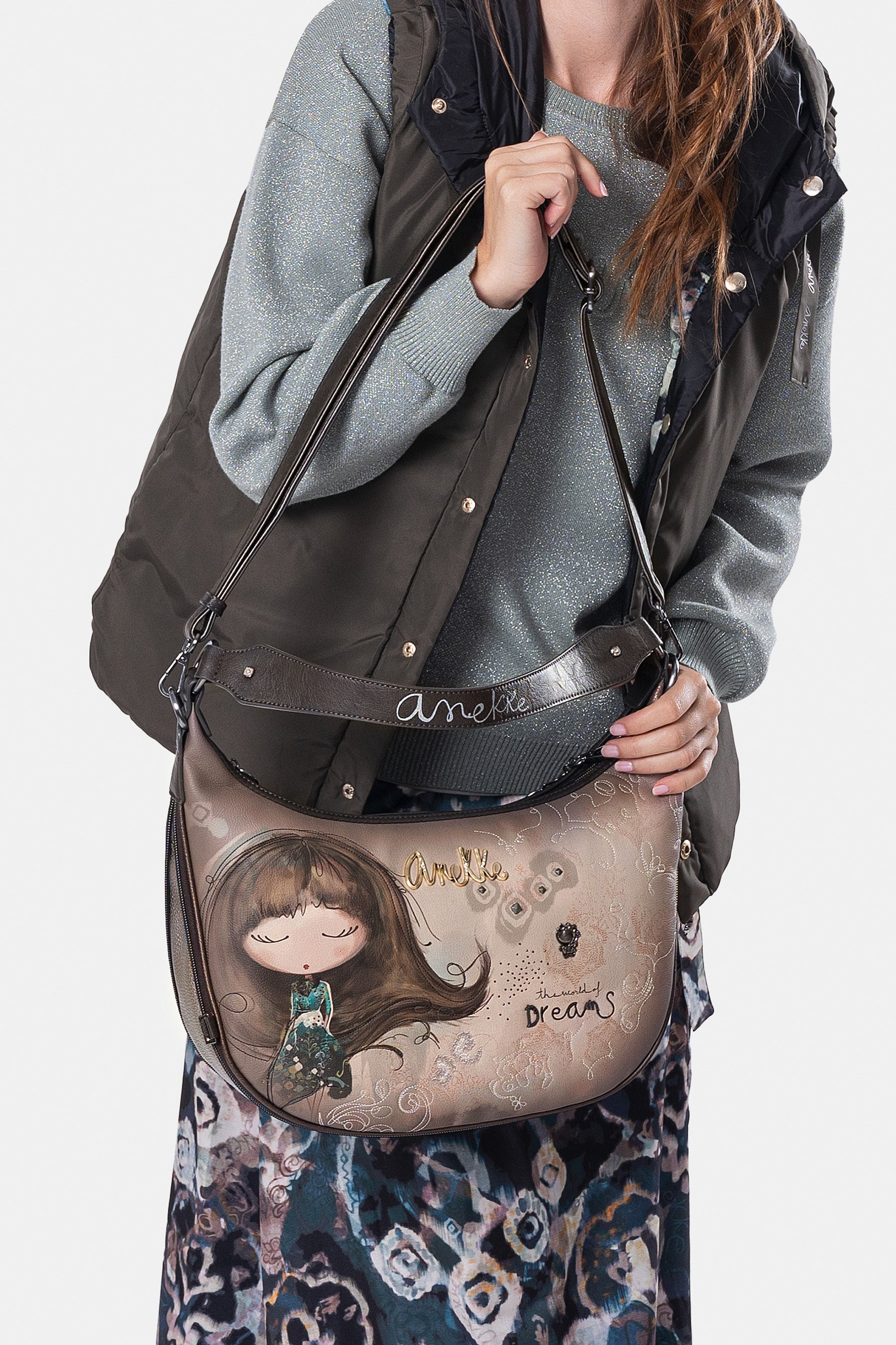 Schultertasche Real