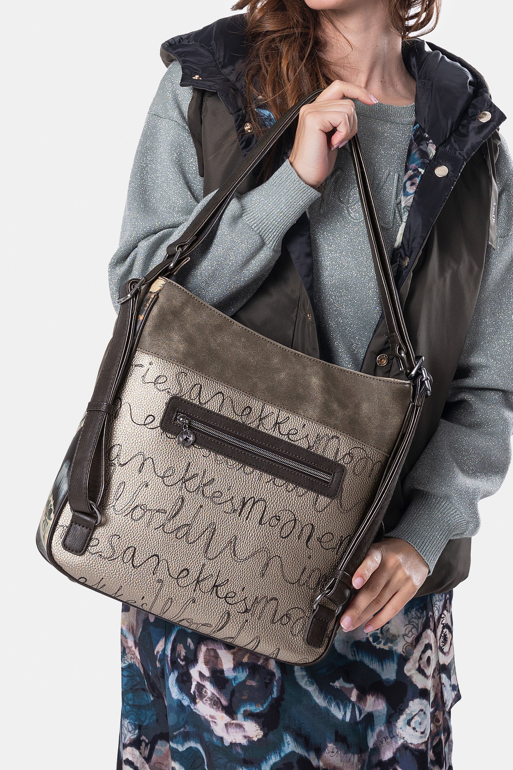 Tasche umwandelbar in Rucksack Real