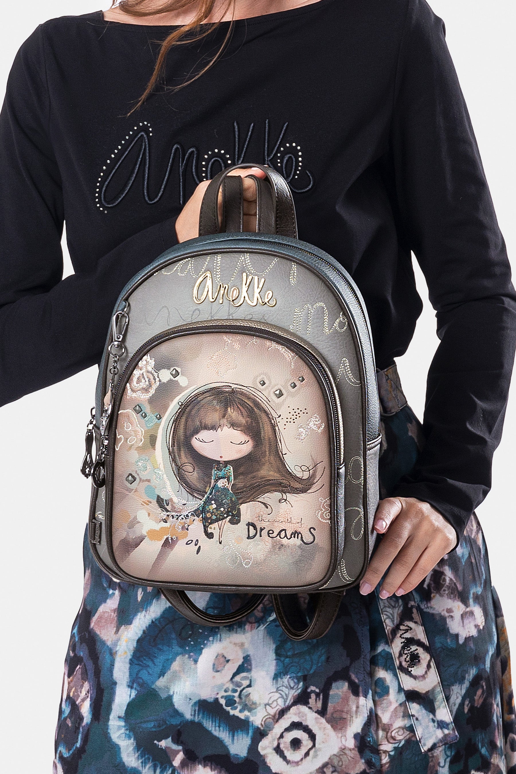 Rucksack mit Vorderfach Real