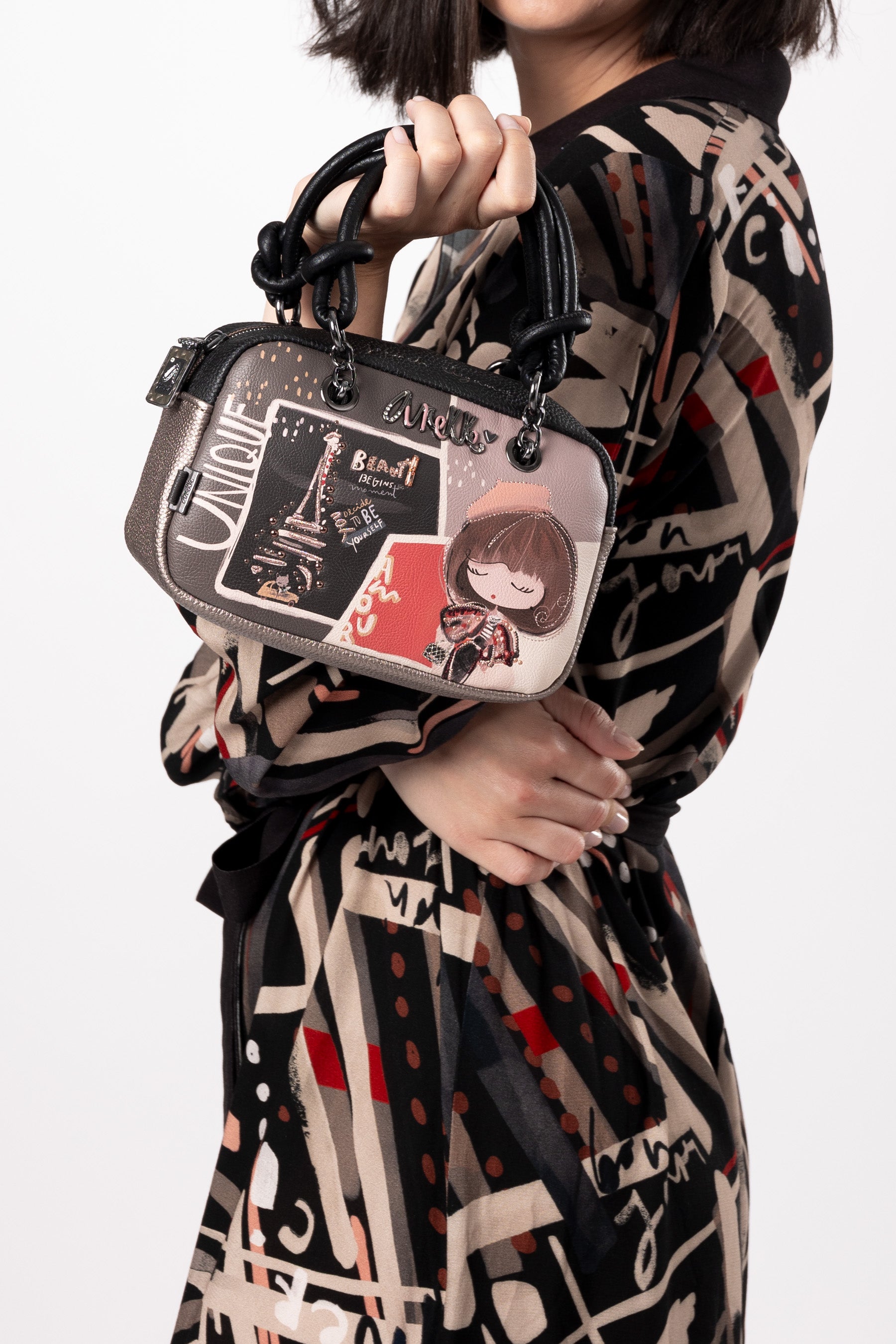 Handtasche mit Umhängeriemen Mademoiselle klein