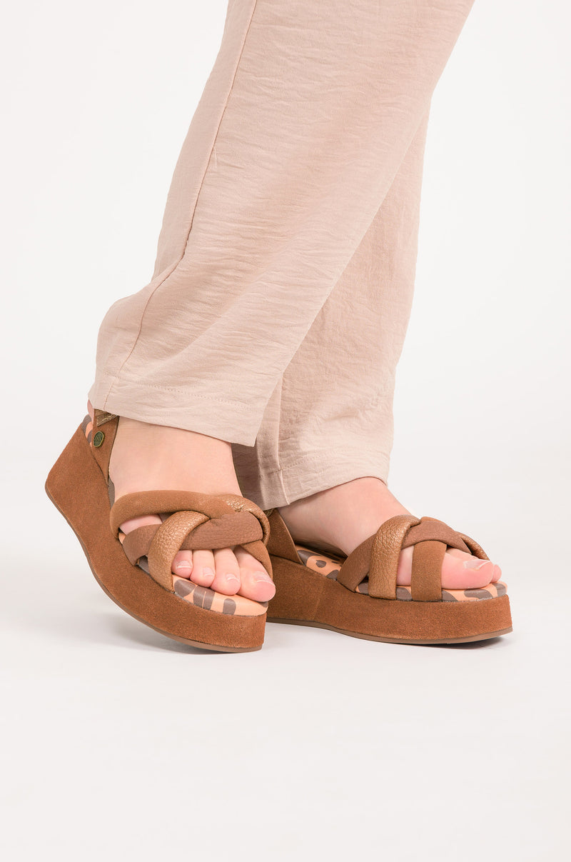 Gaia Plateausandalen