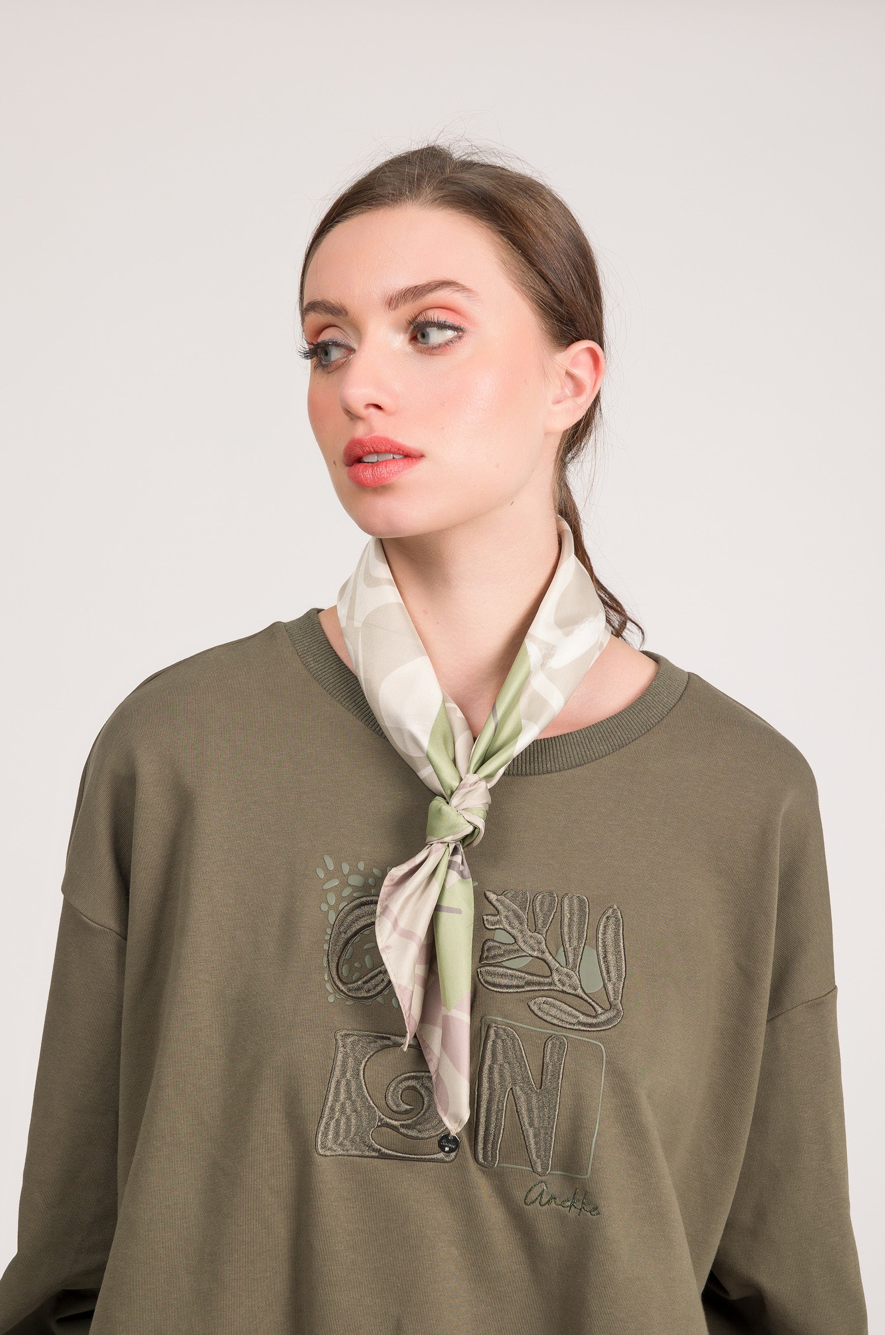 Halstuch Muse-Print quadratisch