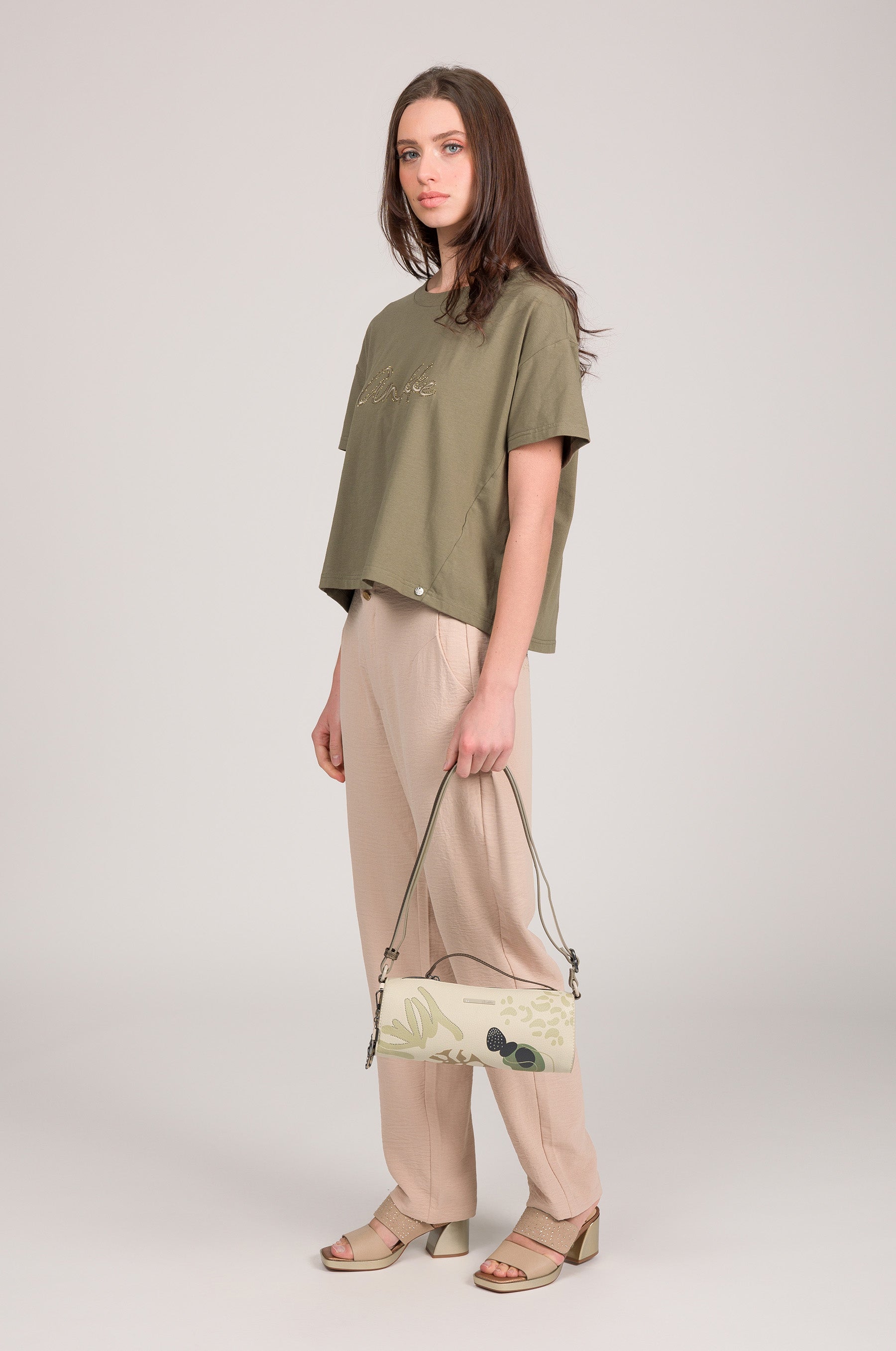 Umhängetasche länglich Gaia