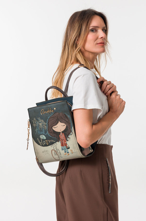 Quadratischer Rucksack Tulip