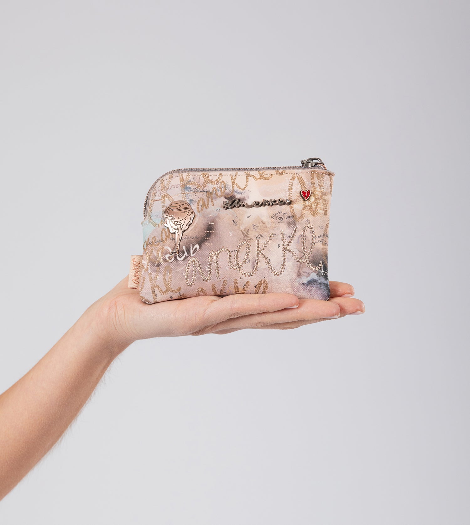 Kleines Münzportemonnaie mit Stars