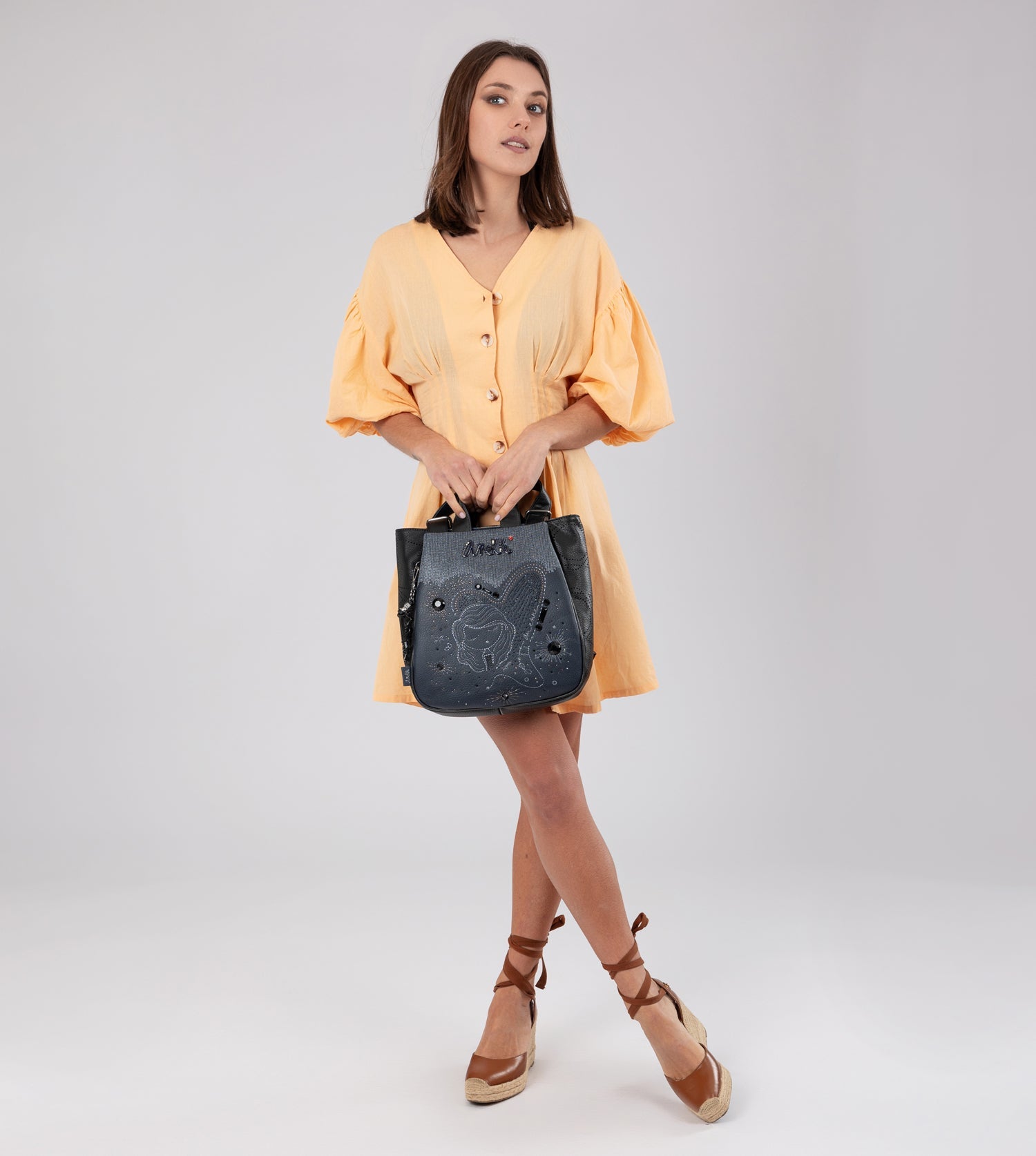 Studio mittelgroßer Rucksack in Marineblau