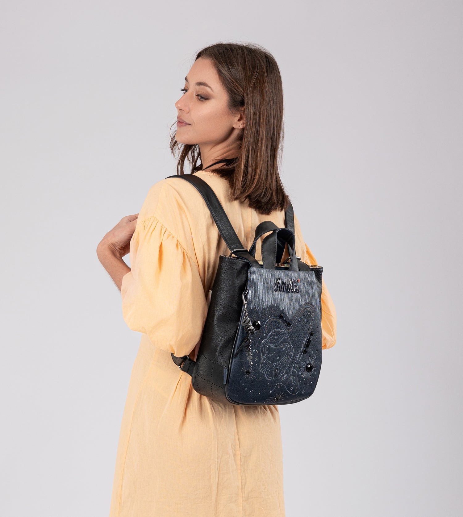 Studio mittelgroßer Rucksack in Marineblau