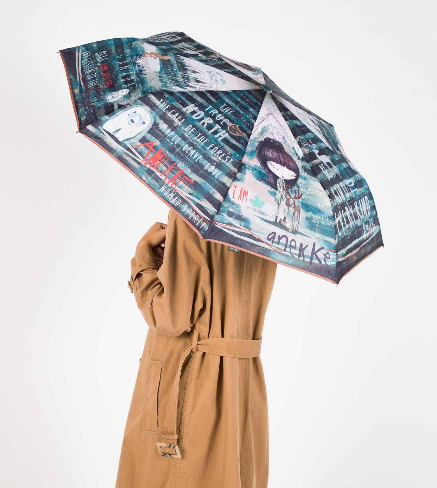 The forest Automatik-Taschenschirm