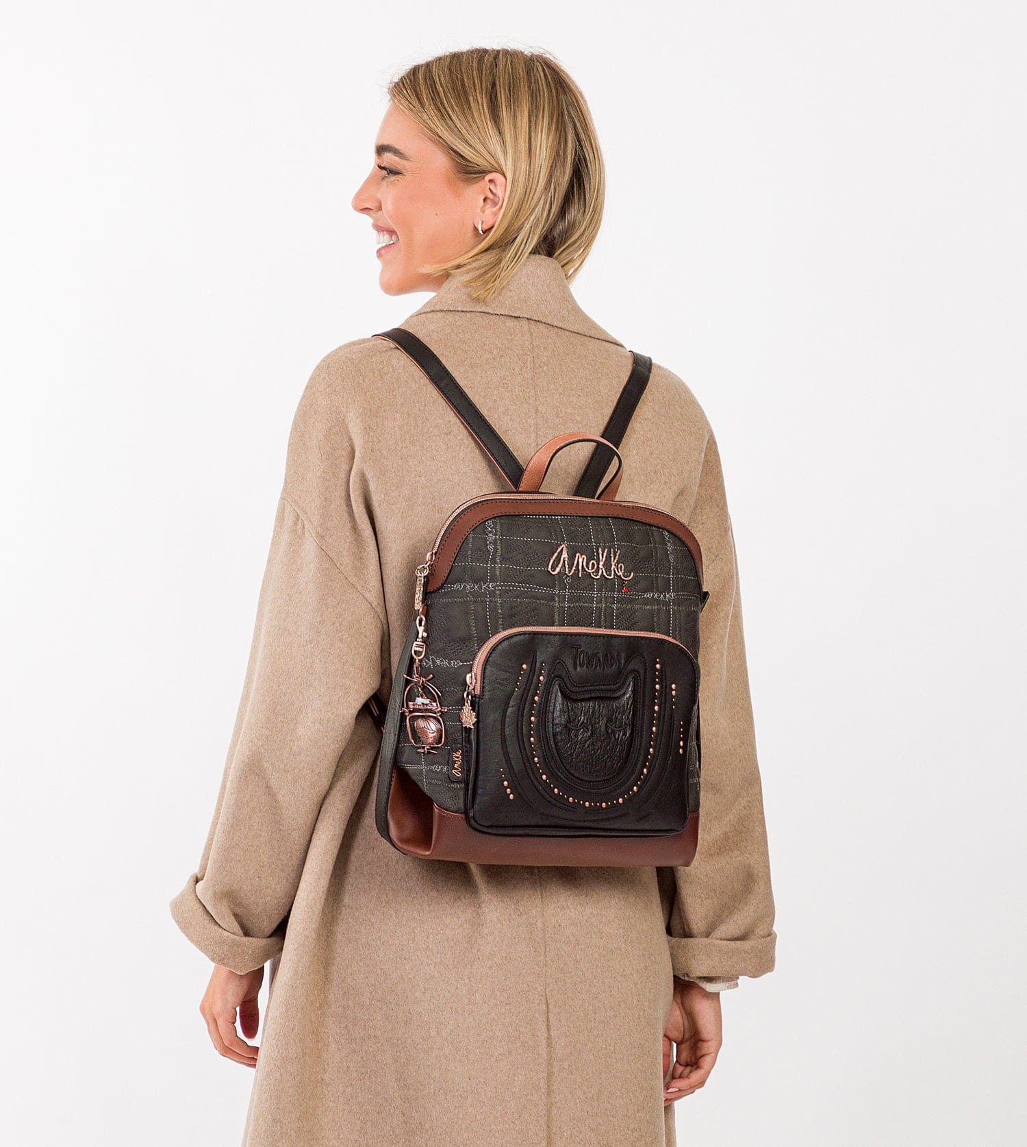 Wild schwarzer Kinderwagen-Rucksack